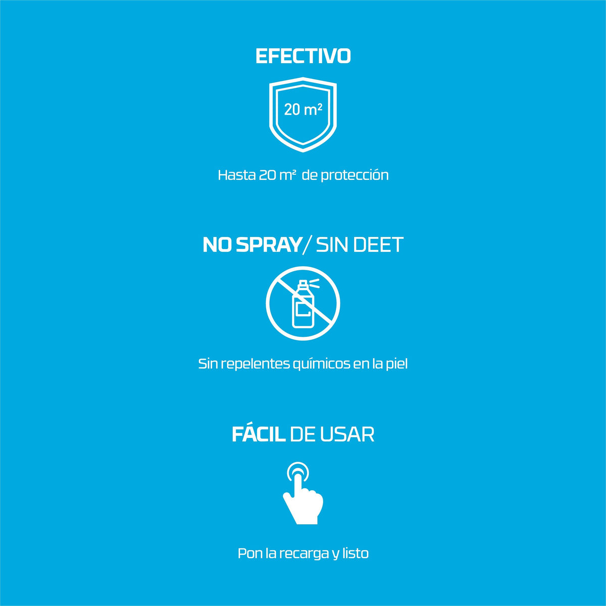 Thermacell - Difusor Anti Mosquitos para Exterior (20 m2, sin DEET, Incluye Difusor + Recarga + 3 Recambios) Negro