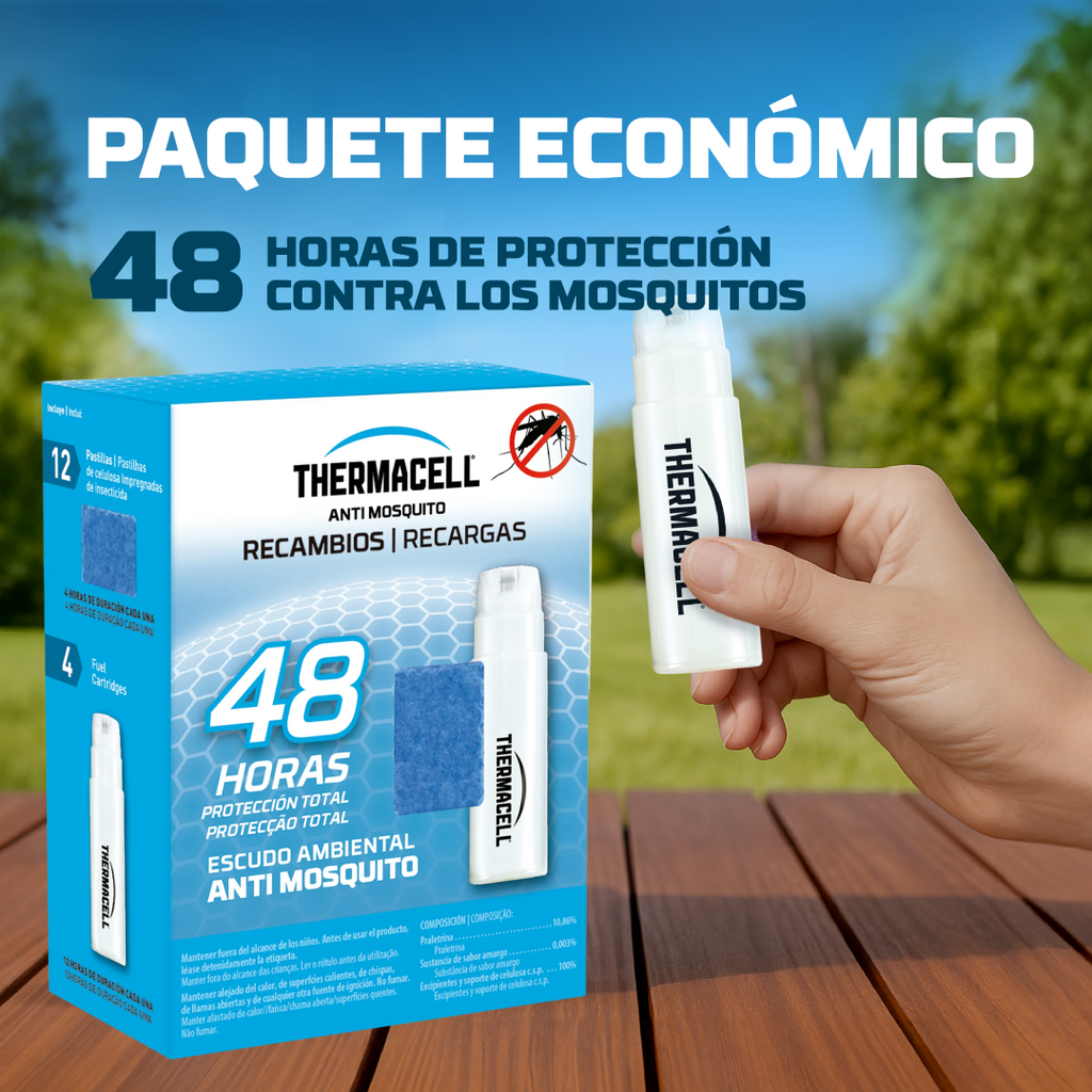 Recargas Antimosquitos + Cartuxos 48 horas