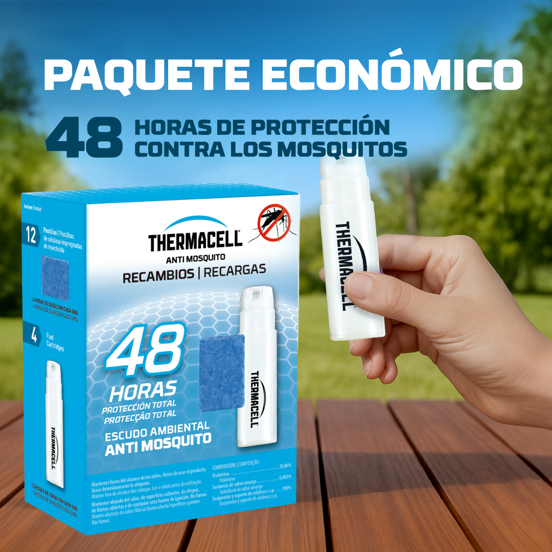 Recargas Antimosquitos + Cartuxos 48 horas